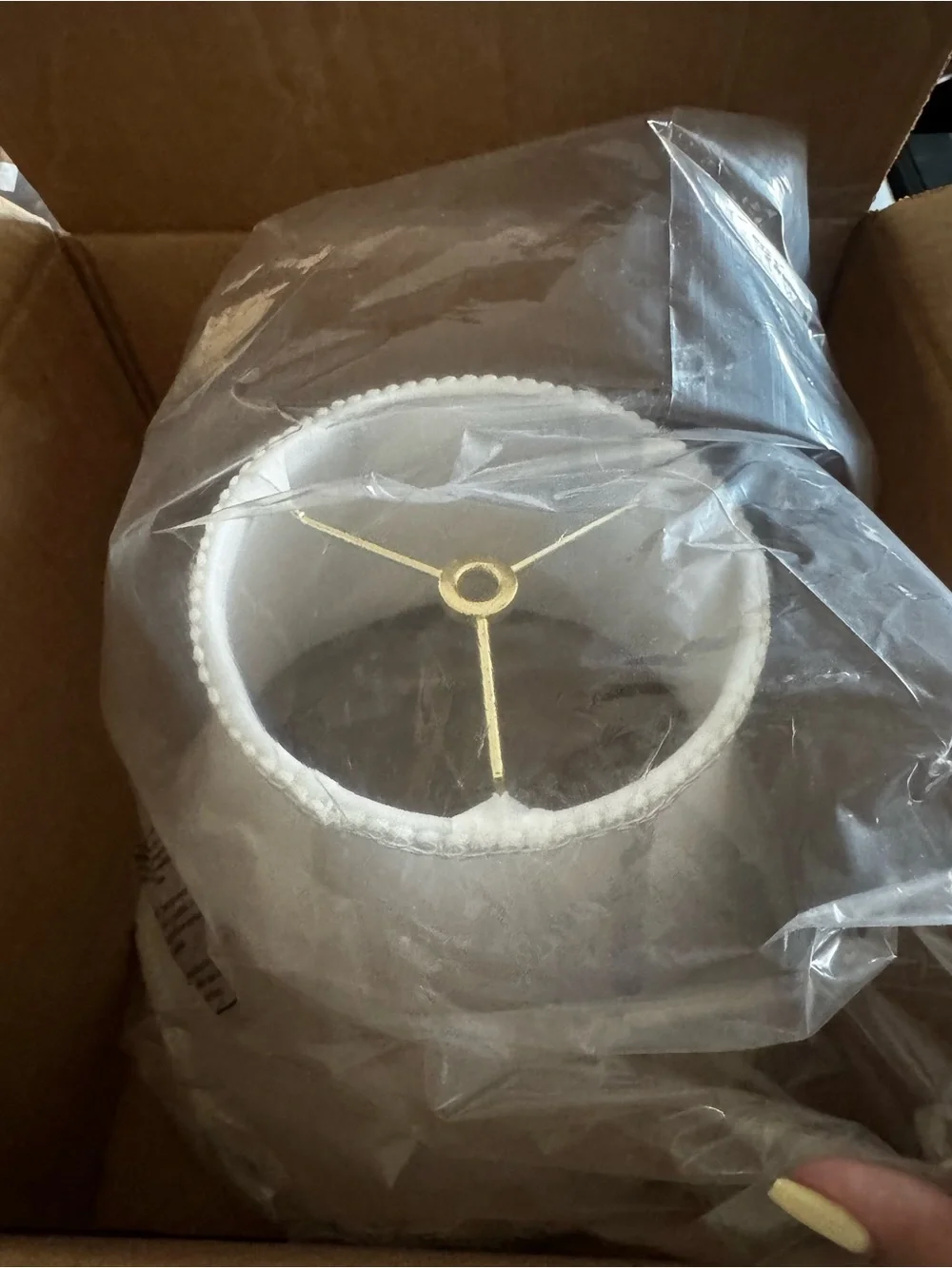 White Bell Lampshade, 6''X11.5''X9'', Solid Lamp Shade, Pack 1